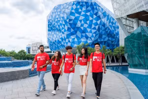 Sinh viên Trường Đại học Anh quốc tại Việt Nam.