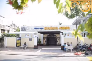 Cơ sở massage Hoàng Cung. Ảnh: Đất Việt