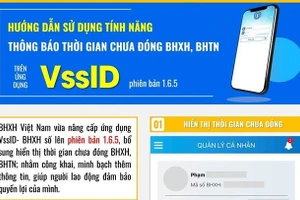 Sử dụng tính năng thông báo thời gian chưa đóng BHXH trên VssID