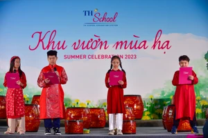 Ấn tượng 'thanh' và 'sắc' trong khu vườn mùa hạ tại TH School