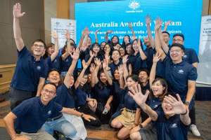 Sinh viên học bổng Chính phủ Australia từ Việt Nam nỗ lực vì phát triển