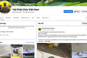 Lập fanpage giả mạo tổ chức của Giáo hội PGVN xin tiền chữa bệnh 
