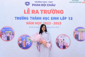 Em Trần Nguyễn Xuân Nguyên, học sinh trường THCS – THPT Phan Bội Châu