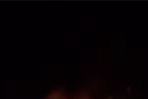 Vụ cháy lớn xảy ra giữa đêm tại chợ Mường Thanh.