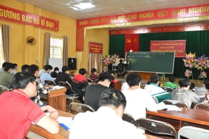 Sau khai giảng, học viên tham gia học tập