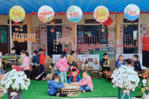 Một hoạt động trải nghiệm do nhà trường tổ chức.