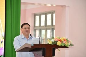 TS Hồ Văn Thống - Hiệu trưởng Trường Đại học Đồng Tháp. Ảnh: Thanh Nguyên.