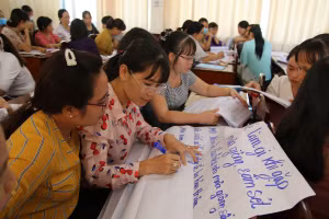 Đánh giá theo chuẩn trên Hệ thống TEMIS được cán bộ quản lý, nhà giáo hưởng ứng tích cực nhằm nâng cao chuyên môn, nghiệp vụ.