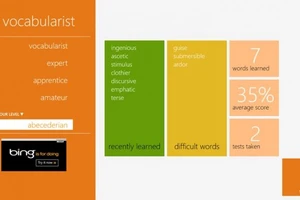 5 ứng dụng học từ vựng tiếng Anh cho Windows 8 