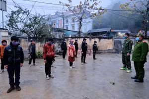 11 công dân nhập cảnh trái phép bị Tổ cơ đồng Đồn Lũng Cú bắt giữ lúc 16h30 ngày 6/1/2021