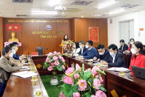 Sở GD&ĐT Lào Cai, đơn vị được giao làm Trưởng cụm thi đua số 4 gồm 7 tỉnh miền núi phía Bắc.