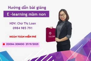 Cô giáo Chử Thị Loan tổ chức nhiều buổi hướng dẫn miễn phí kỹ năng ứng dụng CNTT xây dựng bài giảng.