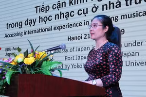 Bà Trịnh Hoài Thu - Phó Vụ trưởng Vụ Giáo dục Tiểu học (Bộ GD&ĐT).