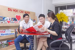 Hoạt động tư vấn du học.