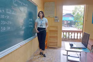 Giáo viên tiểu học được nâng cao khả năng dạy học trực tuyến sẽ góp phần tạo nên chất lượng tốt hơn cho dạy học trong bối cảnh dịch Covid-19 (Ảnh minh họa)