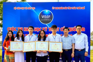 HS Lào Cai đạt thành tích cao tại Cuộc thi khoa học kỹ thuật cấp Quốc gia năm học 2020 - 2021.