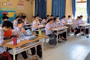 HS Trường THPT số 2 Bảo Thắng (Lào Cai).