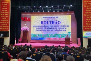 Hội thảo “Sinh hoạt chuyên môn theo nghiên cứu bài học và Chuyển tiếp bền vững chất lượng lớp 5 lên lớp 6 CTGDPT 2018” do Sở GD&ĐT Lào Cai tổ chức.