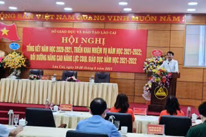 Hội nghị trực tuyến tổng kết năm học 2020 – 2021 tỉnh Lào Cai. 