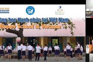 Xây dựng "Trường học hạnh phúc" để học sinh trở thành trung tâm của thầy cô, nhà trường và cha mẹ quan tâm.