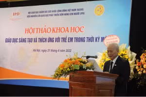 NGND. PGS.TS.BS Nguyễn Võ Kỳ Anh, Viện trưởng IPD phát biểu tại Hội thảo. 