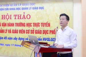  Ông Lê Đức Thuận, Trưởng Phòng GD&ĐT quận Ba Đình- Hà Nội.