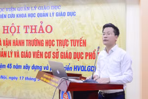  Ông Lê Đức Thuận, Trưởng Phòng GD&ĐT quận Ba Đình- Hà Nội.