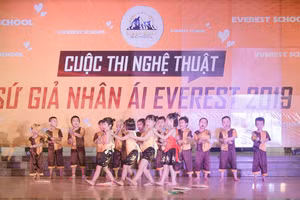 Cuộc thi còn khuyến khích trẻ tự tin tiếp nhận và lĩnh hội kỹ năng sống.