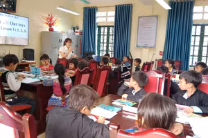 Tiết dạy minh họa của cô giáo Lý Thị Giang. Trường PTDTBT TH Cốc Ly 2.