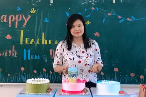 Cô giáo Phùng Thị Hà. Ảnh: TG