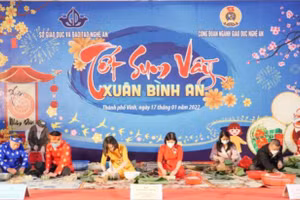 Chương trình Tết sum vầy cho giáo viên trường ngoài công lập tỉnh Nghệ An năm 2022.