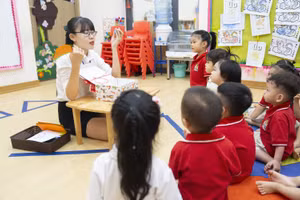 Lương khởi điểm của giáo viên mầm non thấp nhất so với cấp học khác.