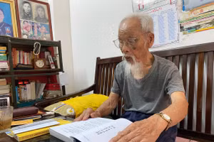 Khoảnh khắc đời thường của người cựu binh năm xưa. 