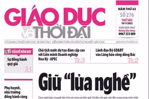 Tin tức báo in 18/11: Nhiều hoạt động kỷ niệm 40 năm Ngày Nhà giáo Việt Nam
