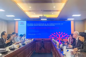 Thứ trưởng Hoàng Minh Sơn tiếp Hội đồng cấp cao về đánh giá Nghiên cứu và GD ĐH 