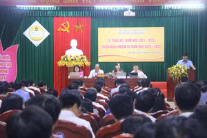 Lễ tổng kết năm học 2021-2022, triển khai nhiệm vụ năm học 2022-2023 của ngành Giáo dục Hà Tĩnh.