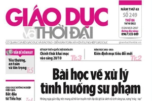 Tin tức báo in 18/10: Kỹ năng làm việc với học sinh có hành vi lệch chuẩn