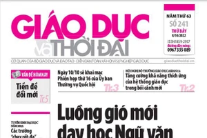 Tin tức báo in 8/10: Dạy học Ngữ văn theo chương trình mới