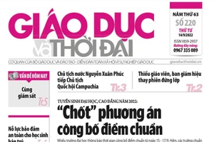 Tin tức đặc biệt báo in 14/9: Các trường đại học 'chốt' lịch công bố điểm chuẩn