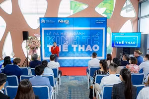 PGS.TS Võ Thị Ngọc Thuý – Quyền Hiệu trưởng ĐH Hoa Sen phát biểu tại lễ ra mắt ngành mới