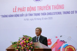 Thứ trưởng Nguyễn Trường Sơn tại lễ phát động. Ảnh: Bộ Y tế cung cấp.