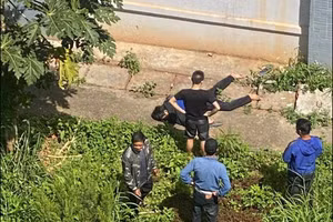 Hiện trường vụ việc (ảnh: CTV).