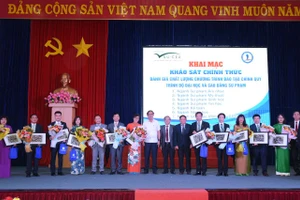 Trường ĐH Đồng Tháp khai mạc khảo sát chính thức đánh giá chất lượng 7 chương trình đào tạo.