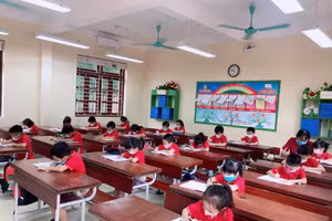 Học sinh Trường Tiểu học Võ Cường (Ảnh minh họa). 