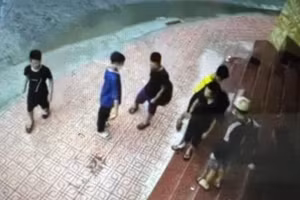 Hình ảnh được camera an ninh ghi lại.