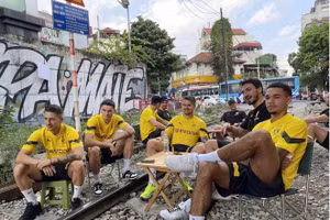 Hình ảnh lan truyền trên mạng xã hội.