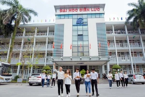 Một góc trường Đại học Điện lực.