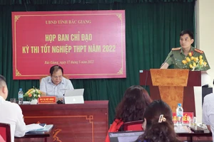 Họp Ban chỉ đạo kỳ thi tốt nghiệp THPT năm 2022.