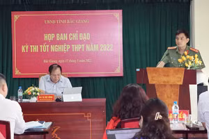 Họp Ban chỉ đạo kỳ thi tốt nghiệp THPT năm 2022.