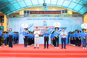 Ra mắt 4 đội hình thanh niên tình nguyện cấp tỉnh.